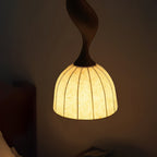 Colire Créativité Tordu Bois Suspension Lumière - Neutralighting