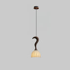 Colire Créativité Tordu Bois Suspension Lumière - Neutralighting