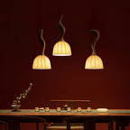 Colire Créativité Tordu Bois Suspension Lumière - Neutralighting