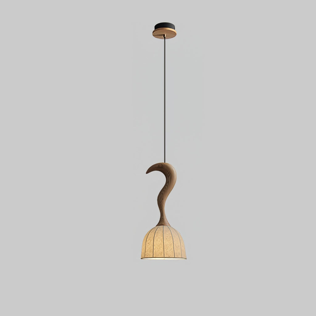 Colire Créativité Tordu Bois Suspension Lumière - Neutralighting