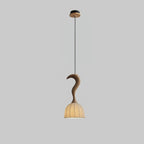 Colire Créativité Tordu Bois Suspension Lumière - Neutralighting