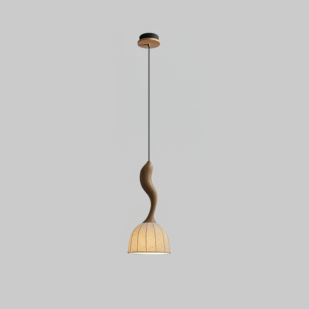 Colire Créativité Tordu Bois Suspension Lumière - Neutralighting