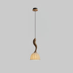 Colire Créativité Tordu Bois Suspension Lumière - Neutralighting