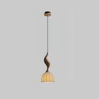 Colire Créativité Tordu Bois Suspension Lumière - Neutralighting