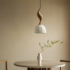Colire Créativité Tordu Bois Suspension Lumière - Neutralighting