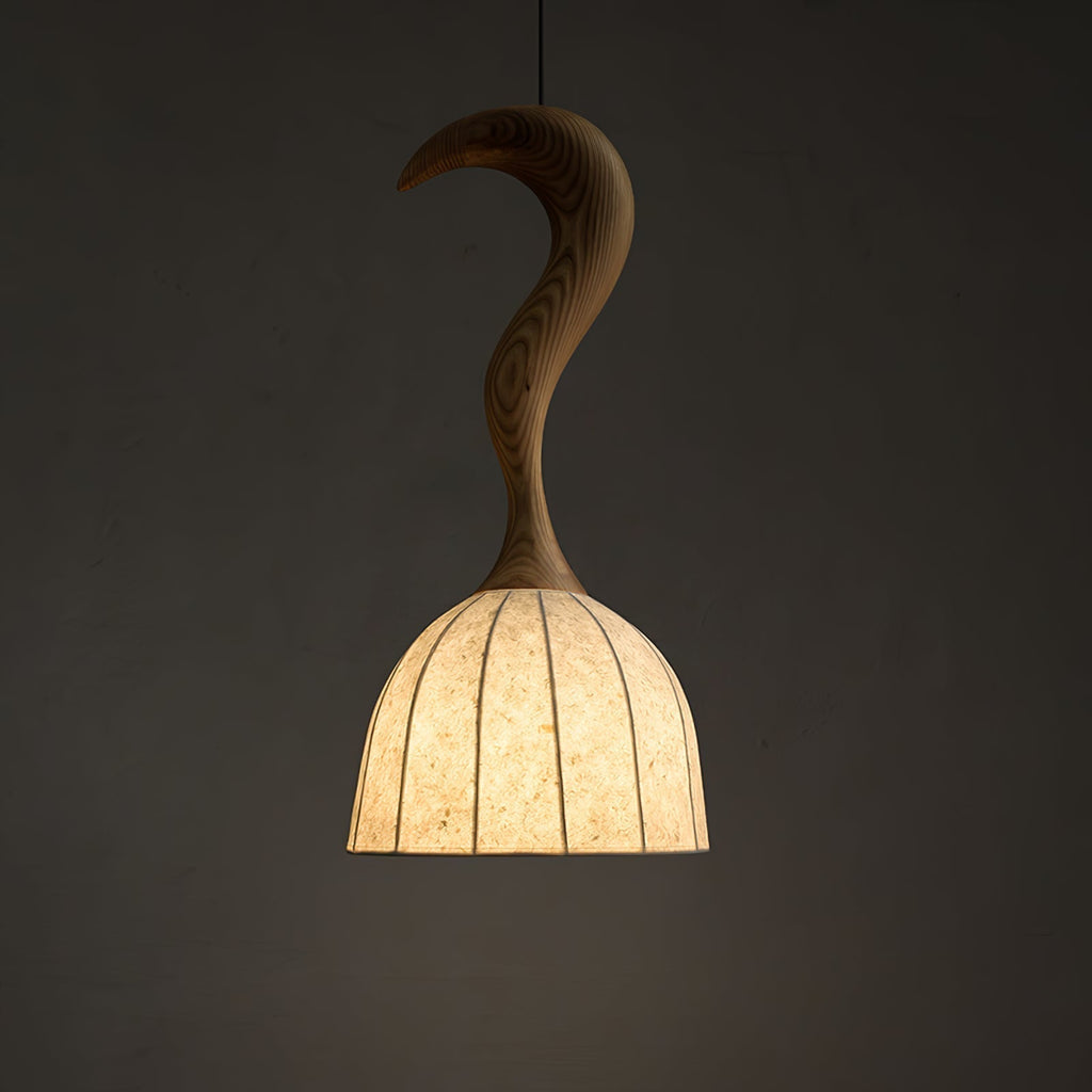 Colire Créativité Tordu Bois Suspension Lumière - Neutralighting