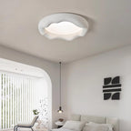 Vesperin Plafonnier en résine organique et fibre de verre, couleur beige - Neutralighting