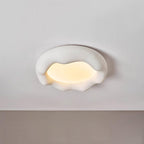 Vesperin Plafonnier en résine organique et fibre de verre, couleur beige - Neutralighting