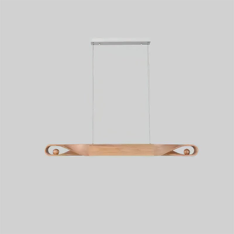 Lustra Suspension en Bois Incurvé Minimaliste - Neutralighting