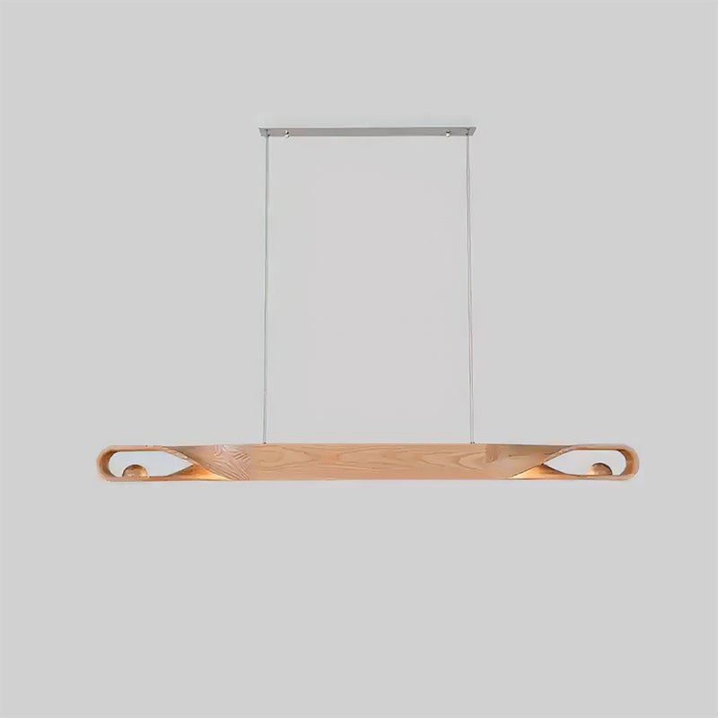 Lustra Suspension en Bois Incurvé Minimaliste - Neutralighting