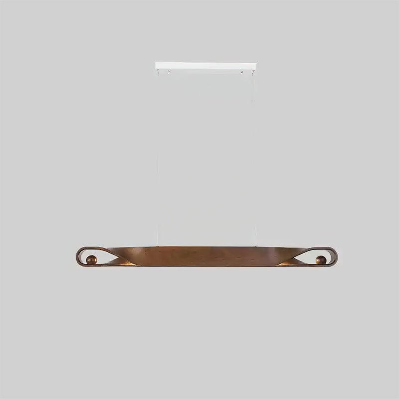 Lustra Suspension en Bois Incurvé Minimaliste - Neutralighting