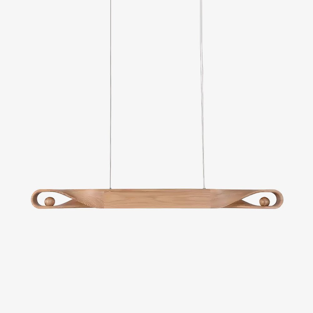 Lustra Suspension en Bois Incurvé Minimaliste - Neutralighting