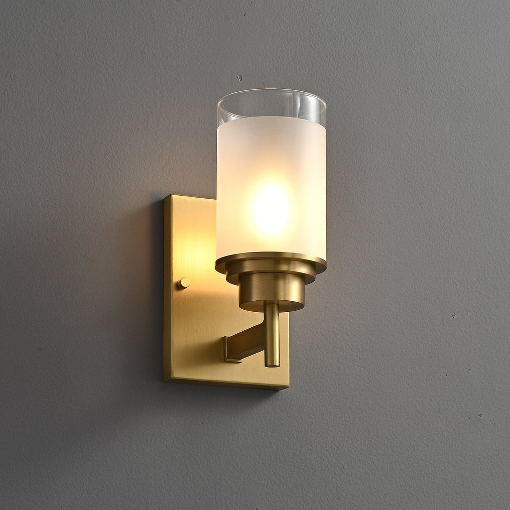 Myvele Applique Murale Verre Laiton Vintage Élégance - Neutralighting