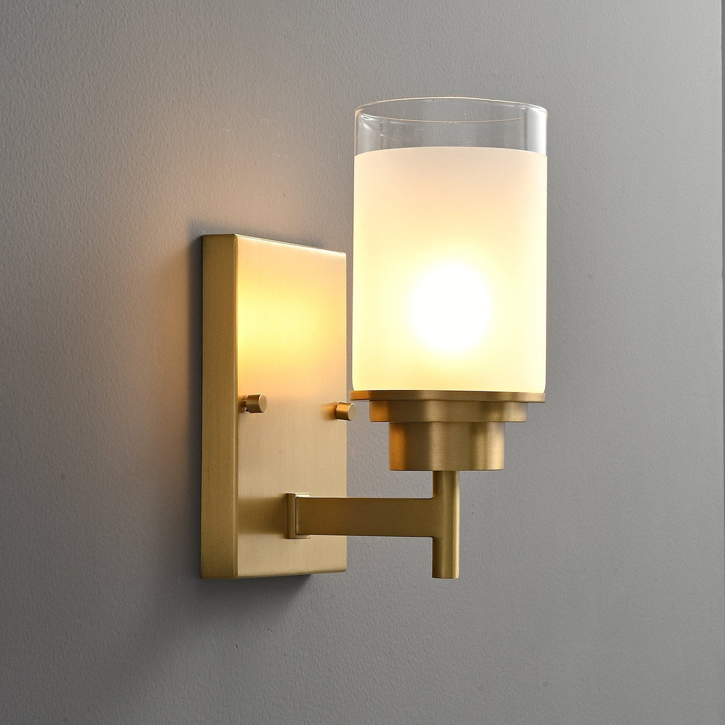 Myvele Applique Murale Verre Laiton Vintage Élégance - Neutralighting