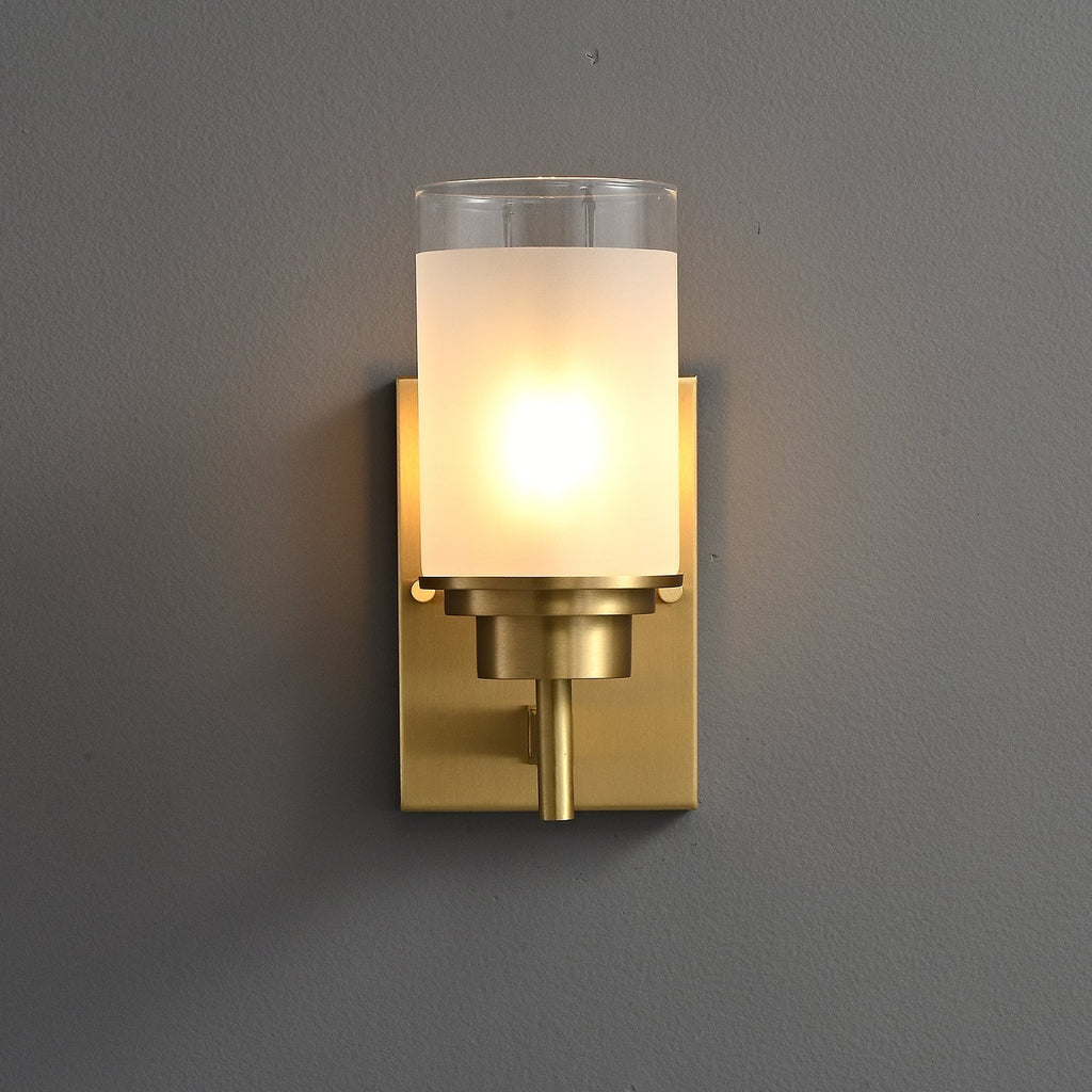 Myvele Applique Murale Verre Laiton Vintage Élégance - Neutralighting