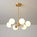 Lustra Lustre Elysium Laiton Boules Givrées - Neutralighting