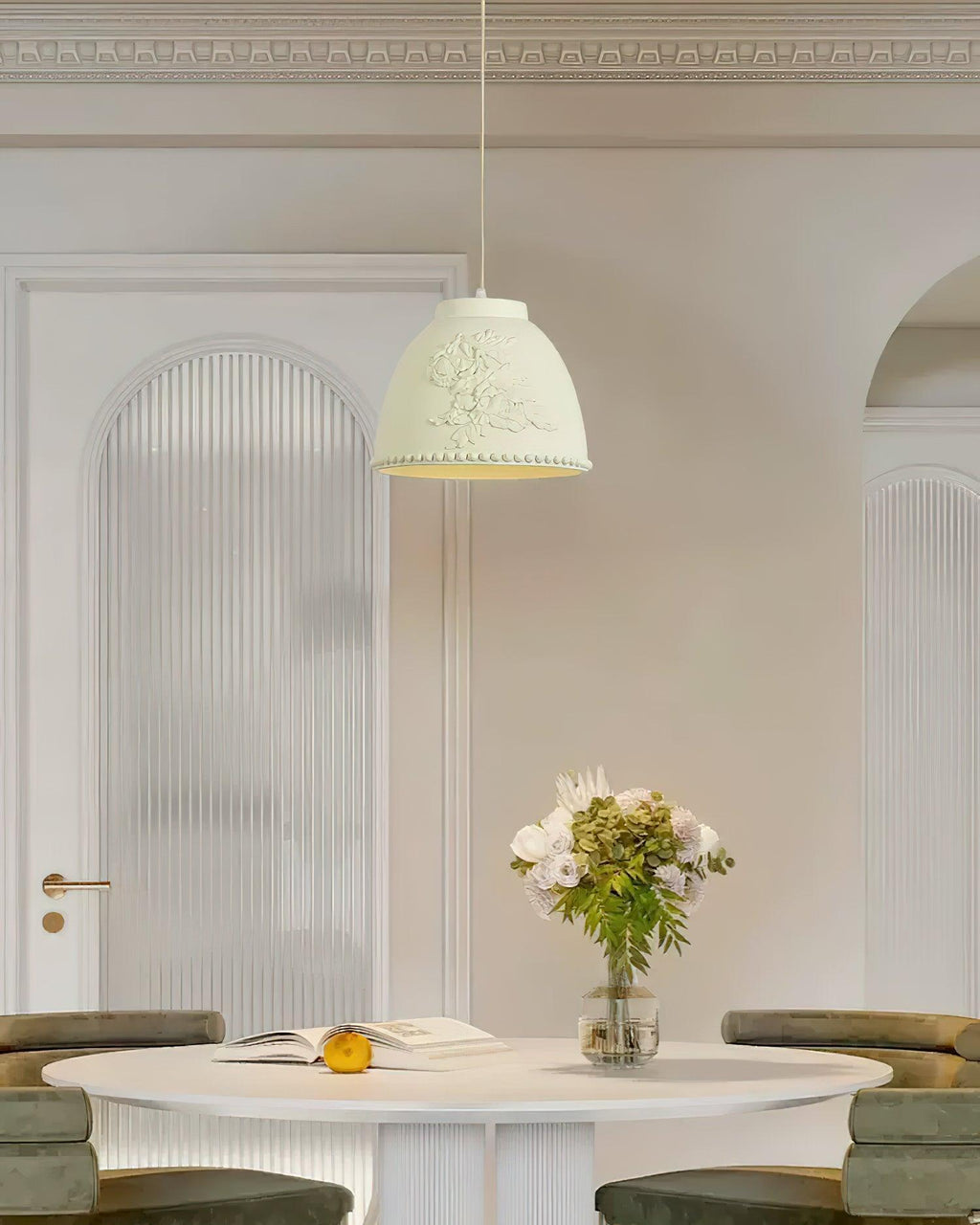 Floral Lampe Pendante Flora Embossée - Neutralighting