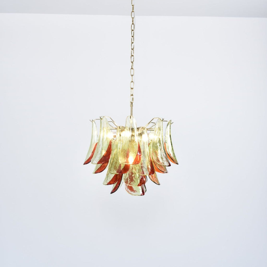 Aurora Lustre en Verre Murano Pétale Élégant - Neutralighting
