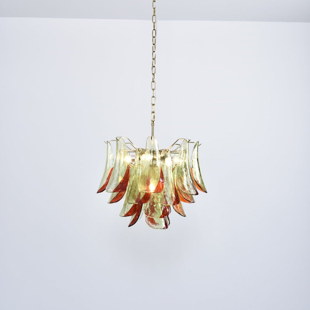 Aurora Lustre en Verre Murano Pétale Élégant - Neutralighting