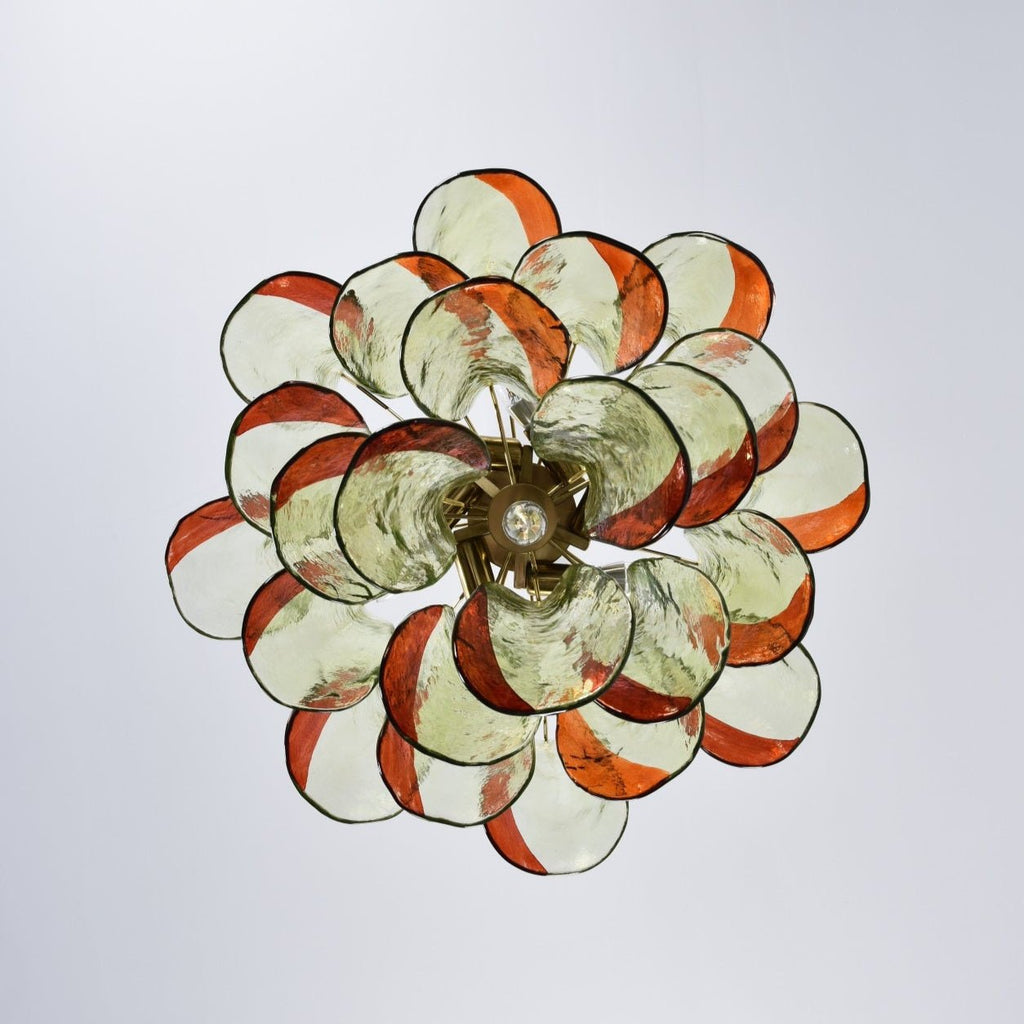 Aurora Lustre en Verre Murano Pétale Élégant - Neutralighting