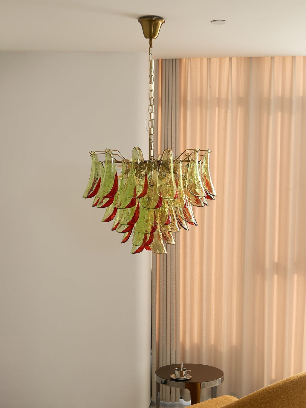 Aurora Lustre en Verre Murano Pétale Élégant - Neutralighting