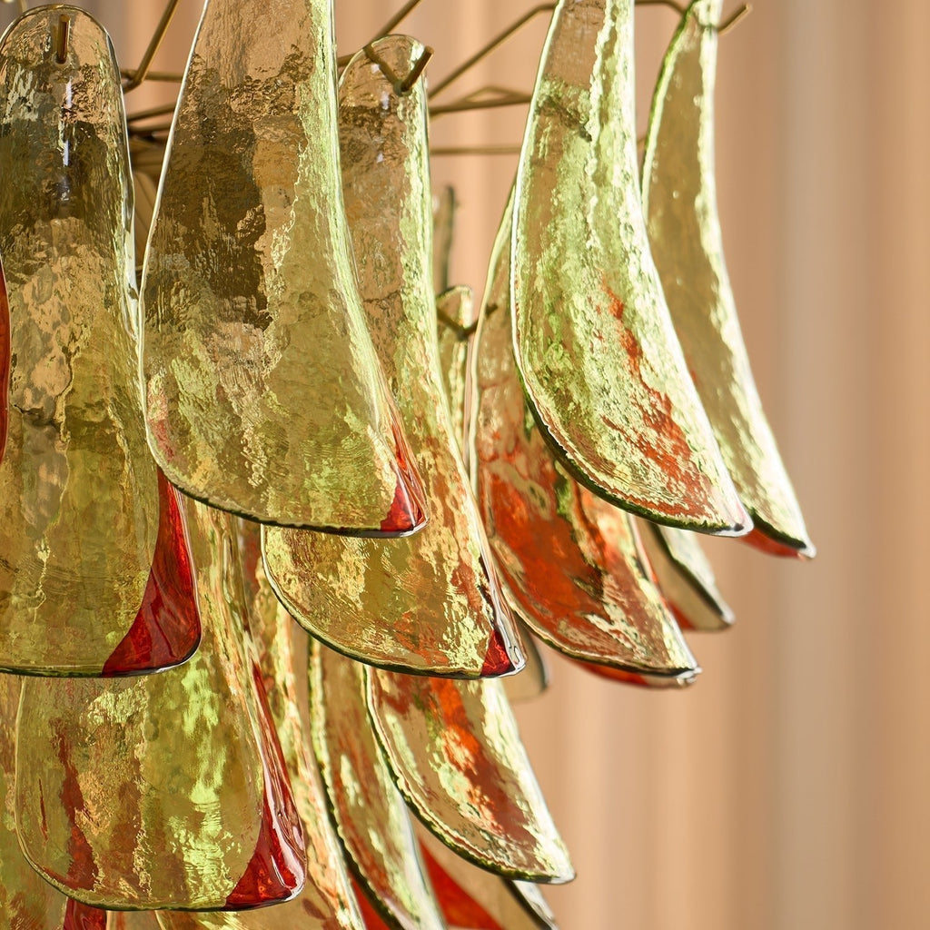 Aurora Lustre en Verre Murano Pétale Élégant - Neutralighting