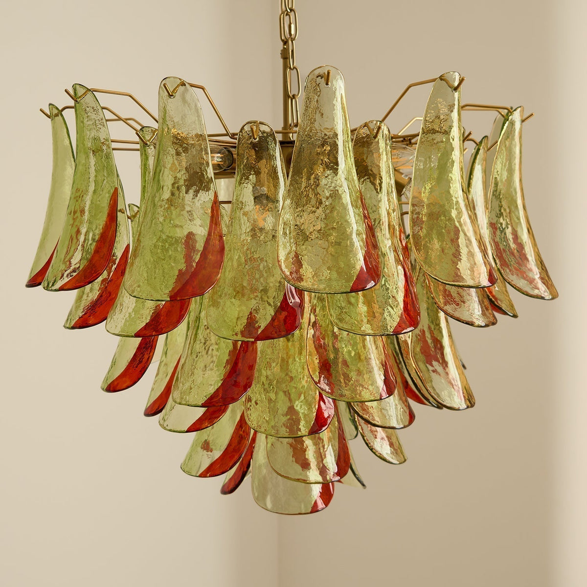 Aurora Lustre en Verre Murano Pétale Élégant - Neutralighting