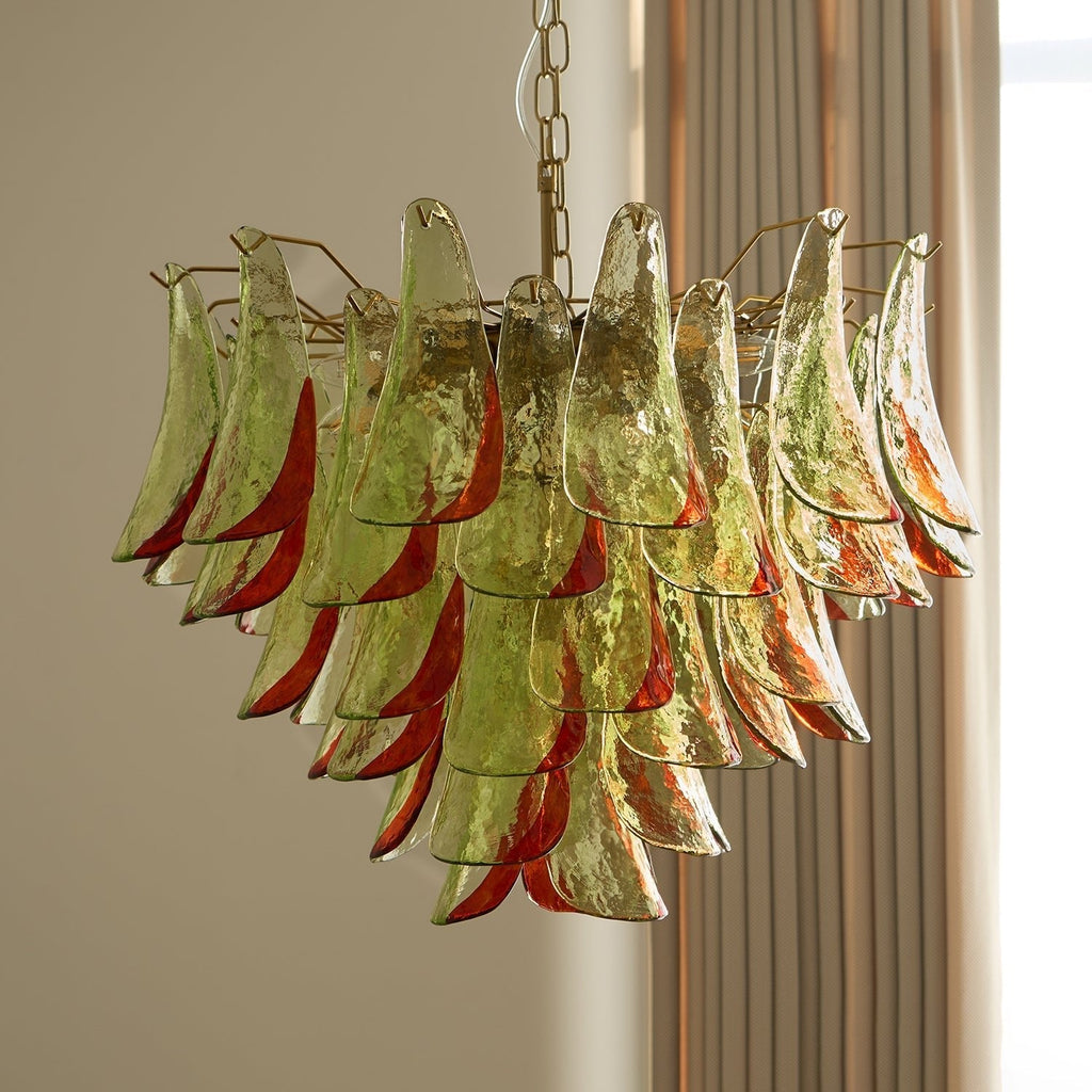 Aurora Lustre en Verre Murano Pétale Élégant - Neutralighting