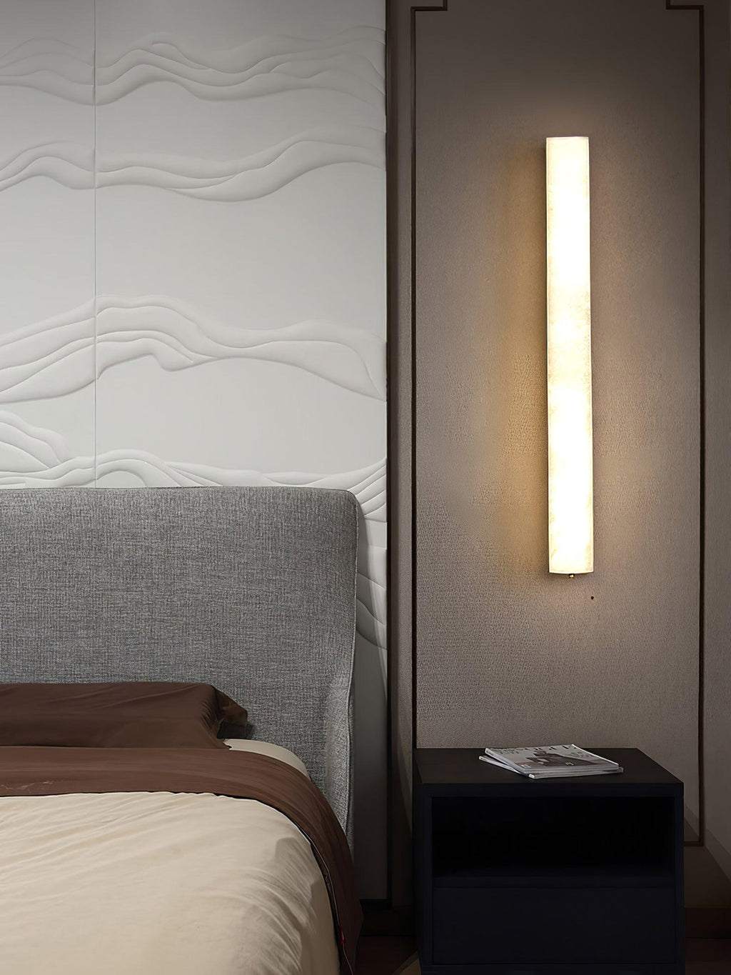 Luste Applique Murale Minimaliste en Albâtre Rectangulaire - Neutralighting