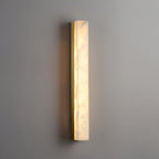 Isen Applique Murale Linéaire en Laiton et Albâtre - Neutralighting