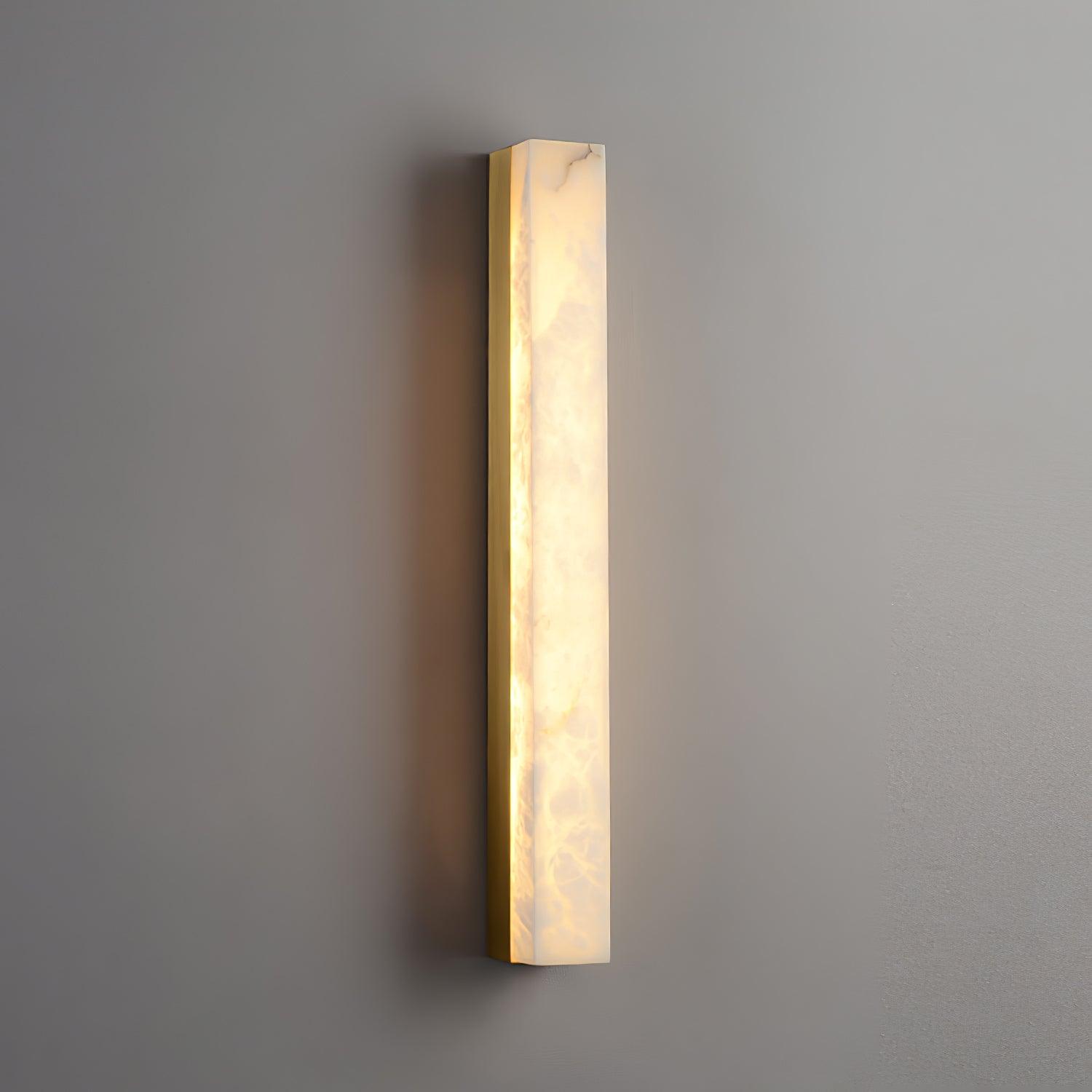 Isen Applique Murale Linéaire en Laiton et Albâtre - Neutralighting