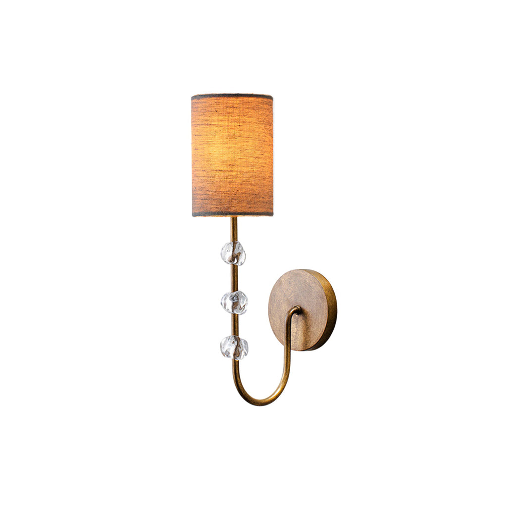 Rune Applique Murale Tissu Cristal Vintage Industrielle - Neutralighting