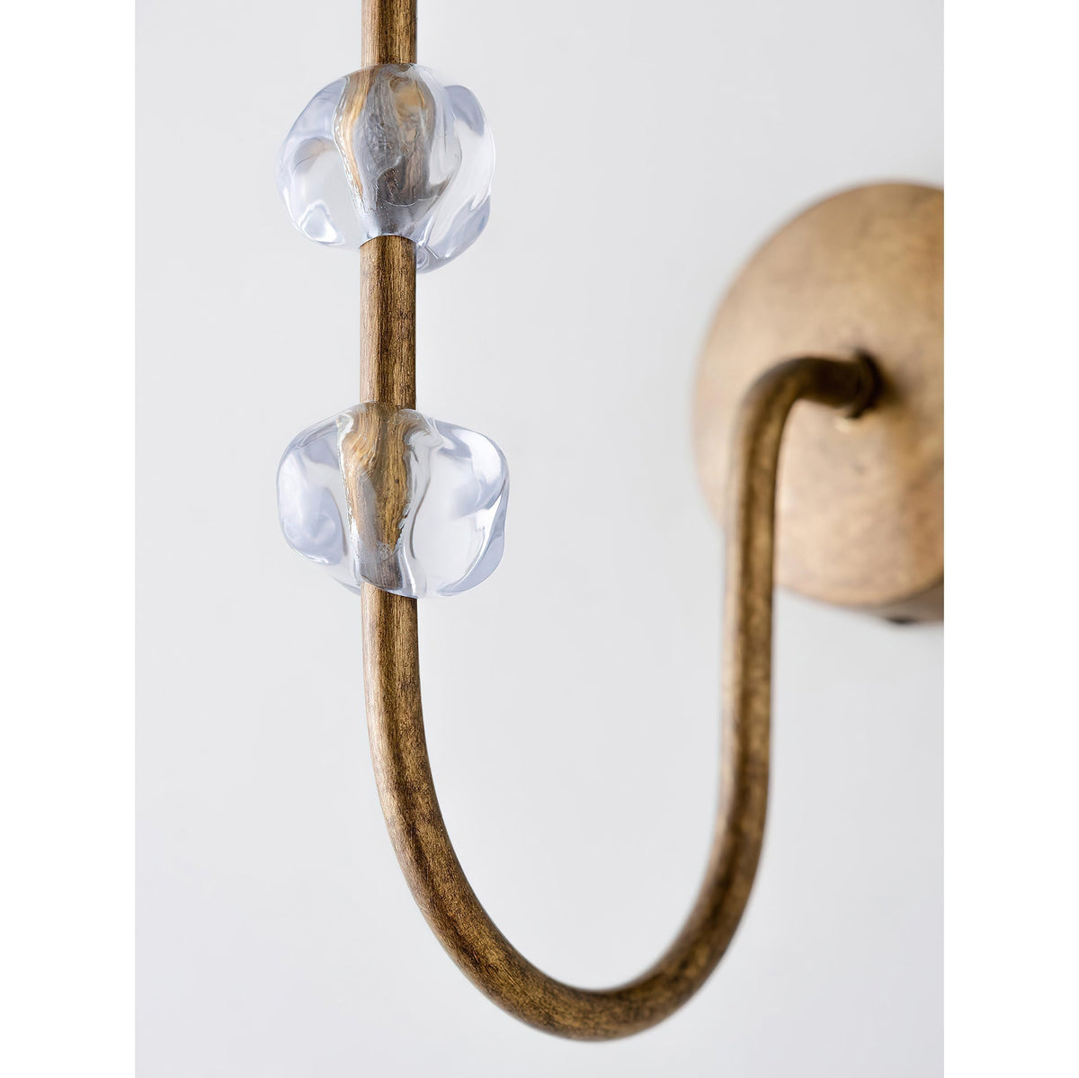 Rune Applique Murale Tissu Cristal Vintage Industrielle - Neutralighting