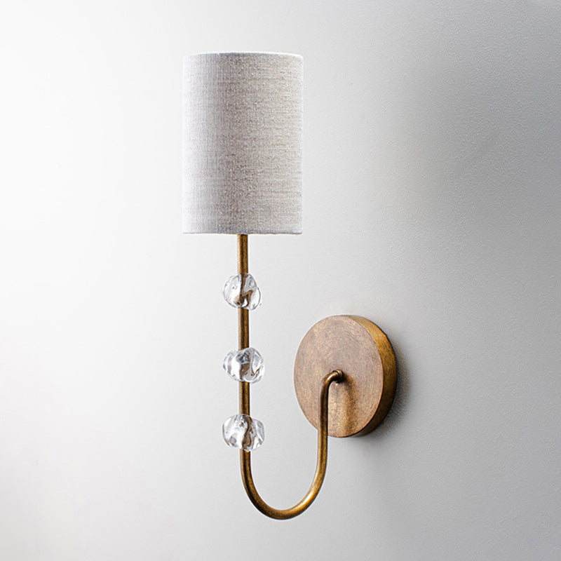 Rune Applique Murale Tissu Cristal Vintage Industrielle - Neutralighting
