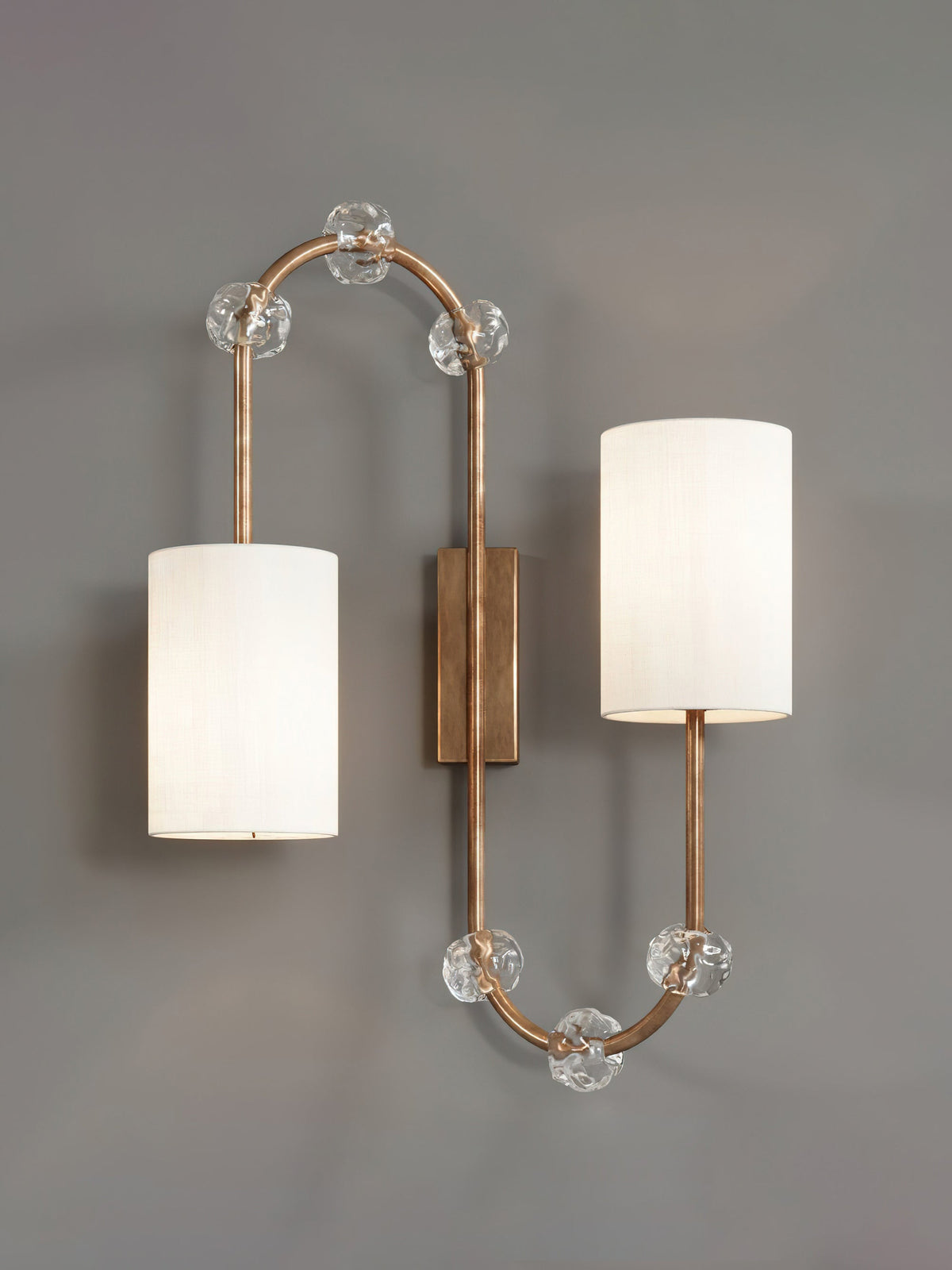 Rune Applique Murale Tissu Cristal Vintage Industrielle - Neutralighting
