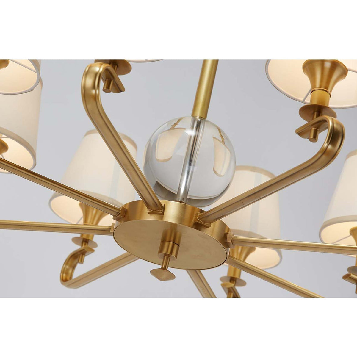Sage Lustre Tissu Cristal Luxe Postmoderne - Neutralighting