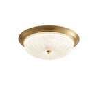 Nyrinis Traditionnel Classique Laiton Verre Plafonnier Lumière - Neutralighting