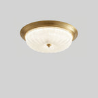 Nyrinis Traditionnel Classique Laiton Verre Plafonnier Lumière - Neutralighting