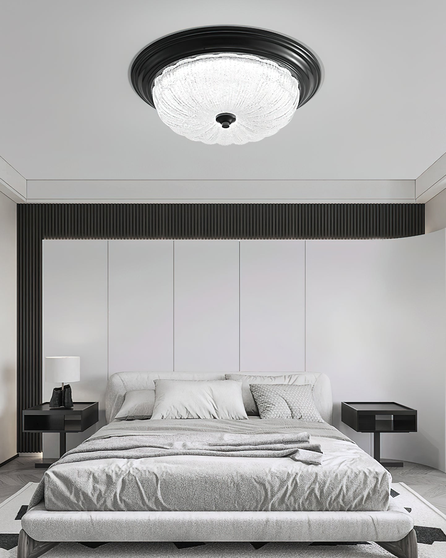 Nyrinis Traditionnel Classique Laiton Verre Plafonnier Lumière - Neutralighting