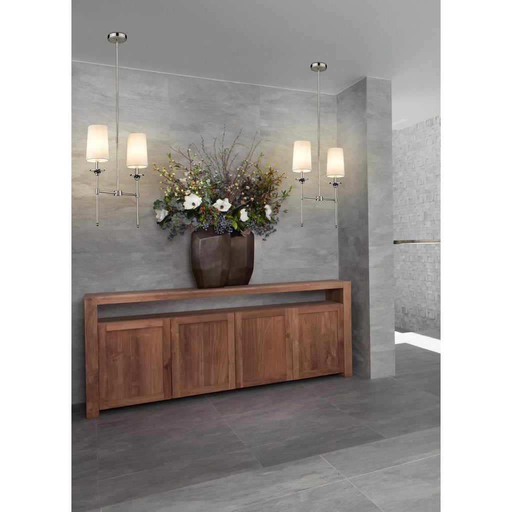 Verinyra Lustre Linéaire Laiton Tissu Vintage Industriel - Neutralighting