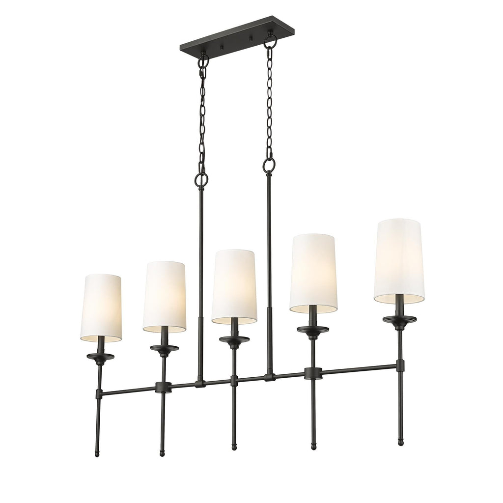 Verinyra Lustre Linéaire Laiton Tissu Vintage Industriel - Neutralighting