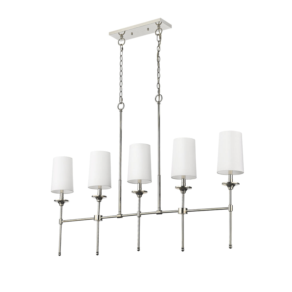 Verinyra Lustre Linéaire Laiton Tissu Vintage Industriel - Neutralighting