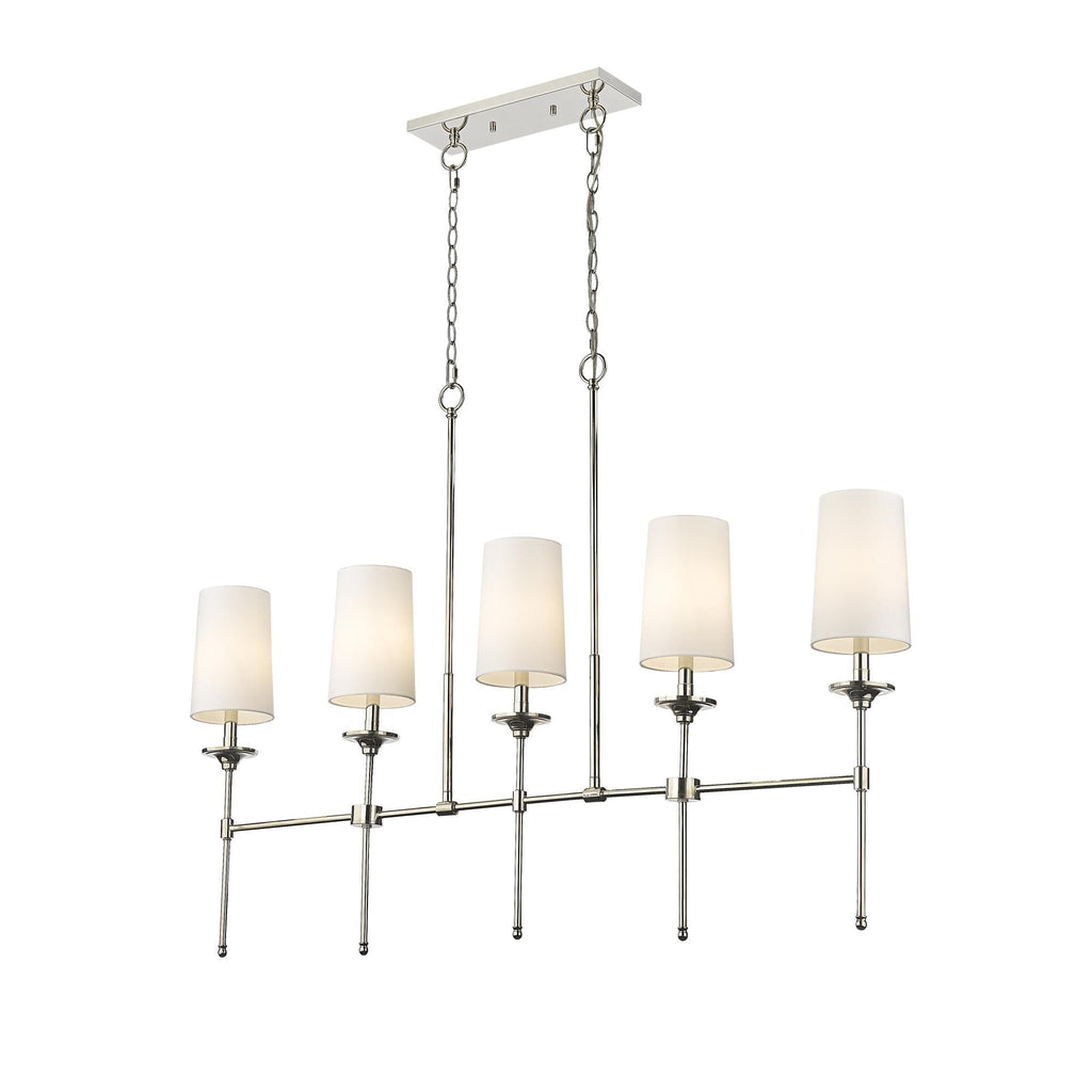Verinyra Lustre Linéaire Laiton Tissu Vintage Industriel - Neutralighting