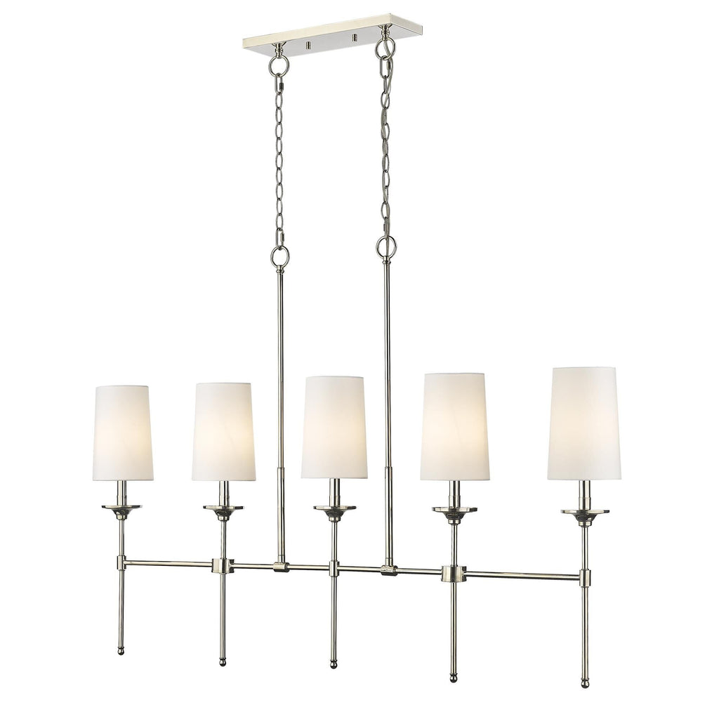Verinyra Lustre Linéaire Laiton Tissu Vintage Industriel - Neutralighting