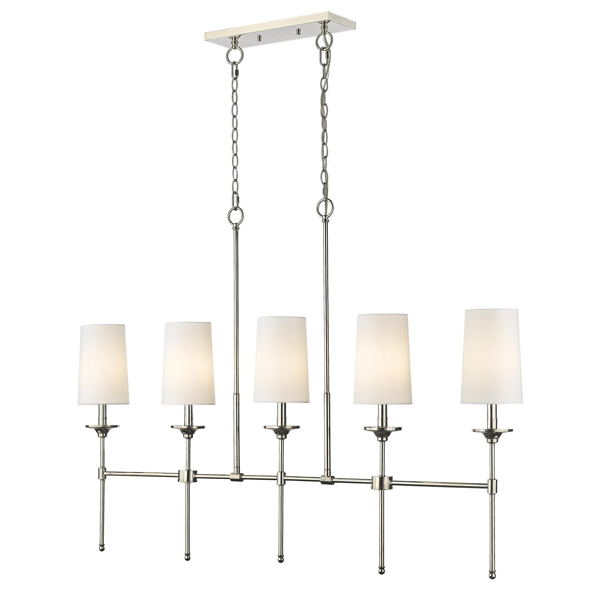 Verinyra Lustre Linéaire Laiton Tissu Vintage Industriel - Neutralighting