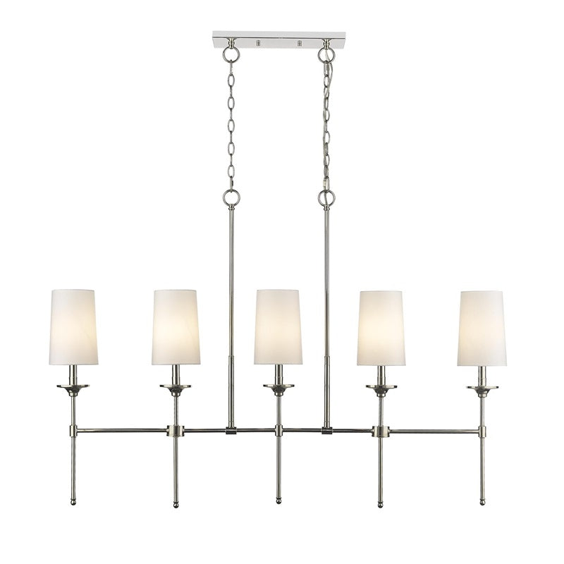 Verinyra Lustre Linéaire Laiton Tissu Vintage Industriel - Neutralighting