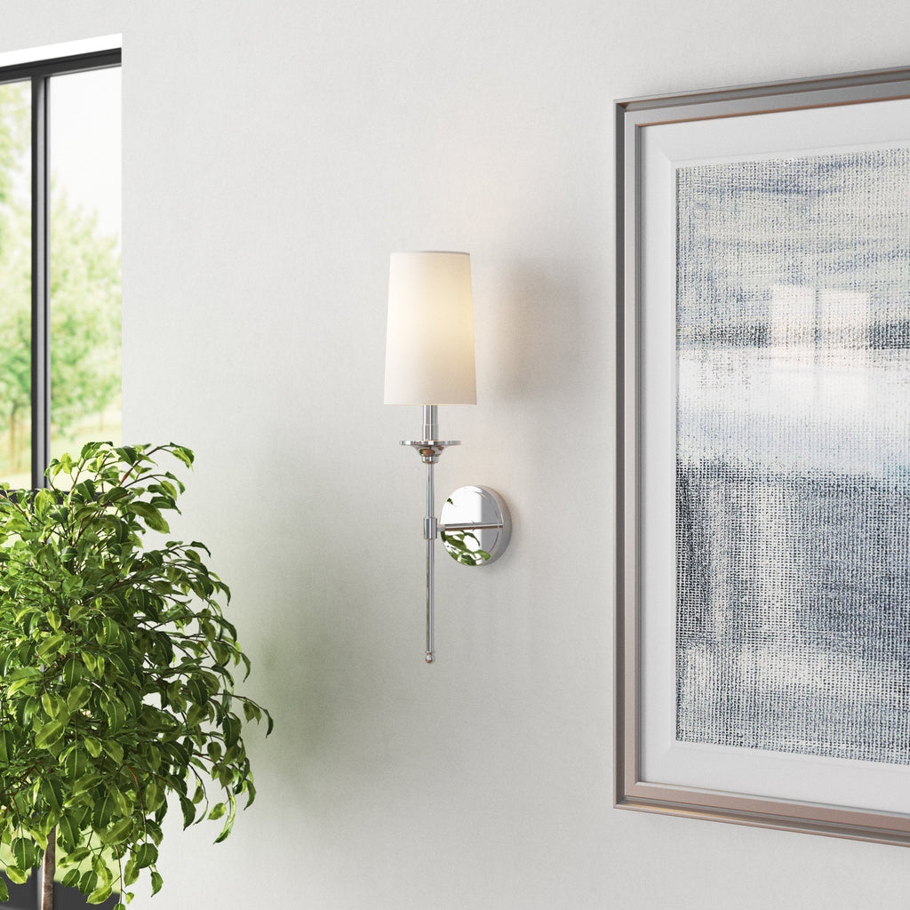 Esileth Applique Murale Laiton Tissu Vintage - Neutralighting