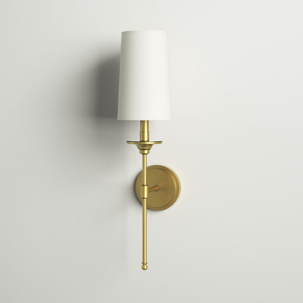 Esileth Applique Murale Laiton Tissu Vintage - Neutralighting