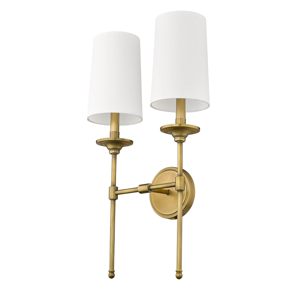 Esileth Applique Murale Laiton Tissu Vintage - Neutralighting