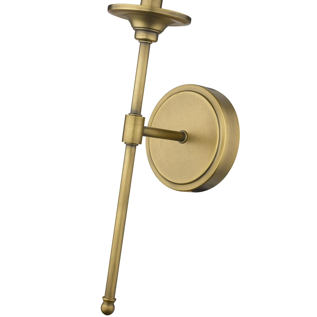 Esileth Applique Murale Laiton Tissu Vintage - Neutralighting